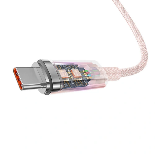 Kup Kábel Baseus USB-A/USB-C 6A 2m (Rózsaszín) - BSU4420 - {ean13} - Sklep Home Screen