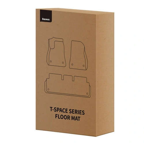 Buy Baseus T-Space Car Floor Mats Tesla 3 parts (black) - BSU4421 - {ean13} - Home Screen Store Europe