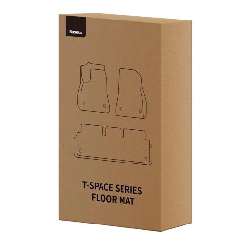 Buy Baseus T-Space Car Floor Mats Tesla 6 parts (black polypropylene) - BSU4423 - {ean13} - Home Screen Store Europe