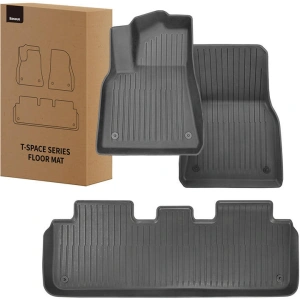 Auto koberečky Baseus T-Space pro Teslu 3 dílný (černý)