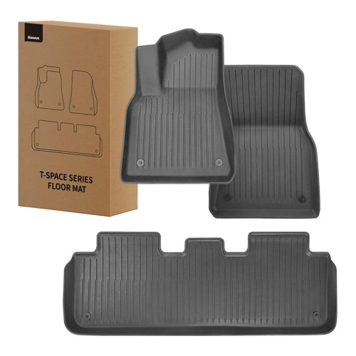 Buy Baseus T-Space Car Floor Mats Tesla 3 parts (black) - BSU4424 - {ean13} - Home Screen Store Europe