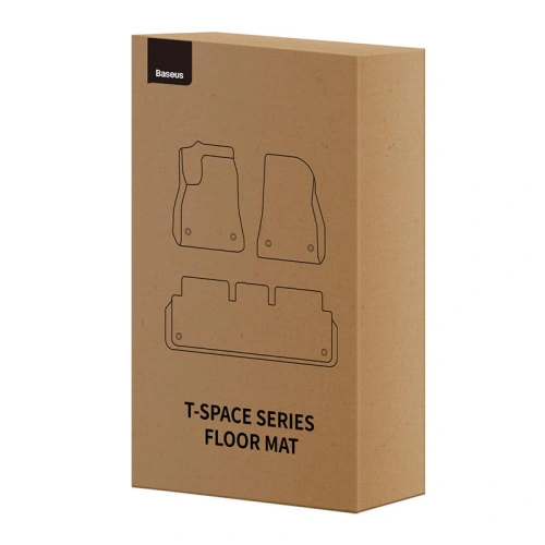 Buy Baseus T-Space Car Floor Mats Tesla 6 parts (black) - BSU4425 - {ean13} - Home Screen Store Europe