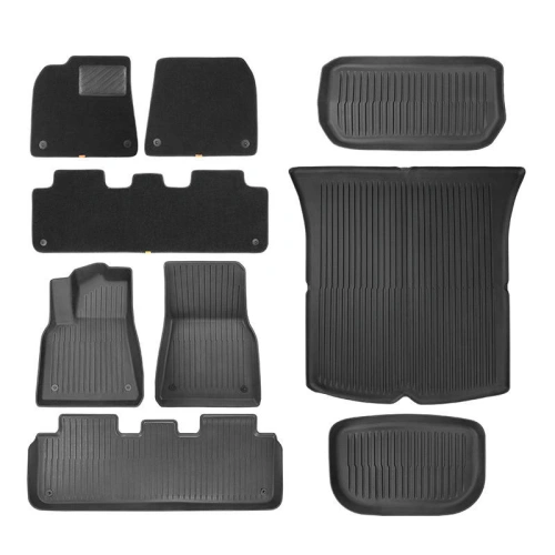 Buy Baseus T-Space Car Floor Mats Tesla 9 parts (black velvet) - BSU4426 - {ean13} - Home Screen Store Europe