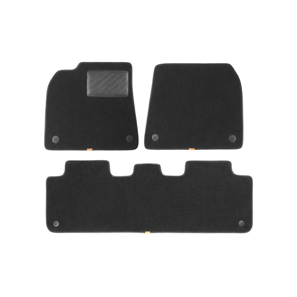 Dywaniki samochodowe Baseus T-Space do Tesli 9 częściowy (czarny velvet)