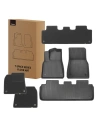 Baseus T-Space Car Floor Mats Tesla 6 parts (black polypropylene)