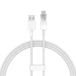 Kabel Baseus USB-A/USB-C 6A 1m (Biały)