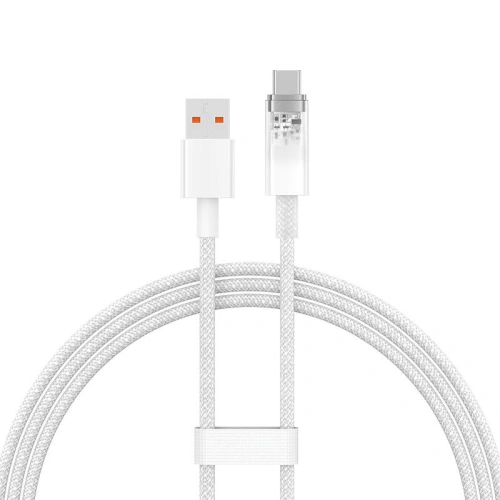 Kup Kabel Baseus USB-A/USB-C 6A 1m (Bílý) - BSU4429 - {ean13} - Sklep Home Screen