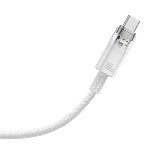 Kup Kabel Baseus USB-A/USB-C 6A 1m (Bílý) - BSU4429 - {ean13} - Sklep Home Screen