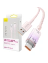 Kábel Baseus USB-A/USB-C 6A 1m (Rózsaszín)
