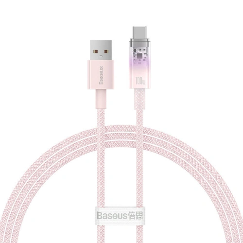 Kup Kábel Baseus USB-A/USB-C 6A 1m (Rózsaszín) - BSU4430 - {ean13} - Sklep Home Screen