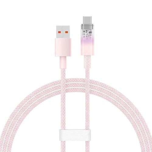 Kup Kábel Baseus USB-A/USB-C 6A 1m (Rózsaszín) - BSU4430 - {ean13} - Sklep Home Screen