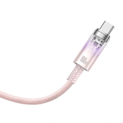 Kup Kabel Baseus USB-A/USB-C 6A 1m (Růžový) - BSU4430 - {ean13} - Sklep Home Screen