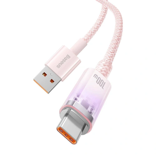 Kup Kábel Baseus USB-A/USB-C 6A 1m (Rózsaszín) - BSU4430 - {ean13} - Sklep Home Screen