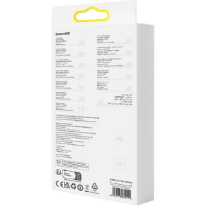 Kabel Baseus USB-A/USB-C 6A 1m (Różowy)