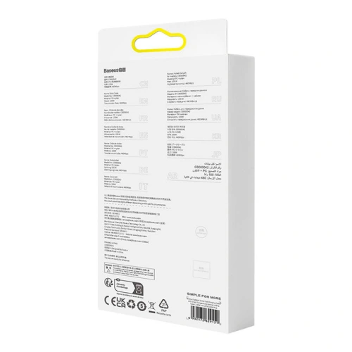 Kup Baseus Cablu USB-A/USB-C 6A 1m (roz) - BSU4430 - {ean13} - Sklep Home Screen