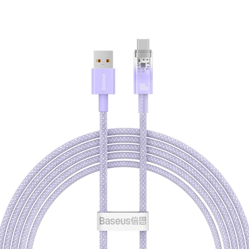 Kup Baseus Cablu USB-A/USB-C 6A 2m (violet) - BSU4431 - {ean13} - Sklep Home Screen