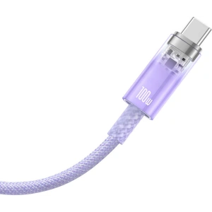 Kabel Baseus USB-A/USB-C 6A 2m (Fioletowy)