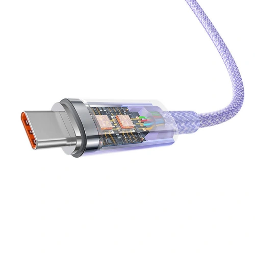 Kup Baseus Cablu USB-A/USB-C 6A 2m (violet) - BSU4431 - {ean13} - Sklep Home Screen