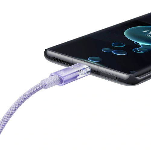 Kup Baseus Cablu USB-A/USB-C 6A 2m (violet) - BSU4431 - {ean13} - Sklep Home Screen