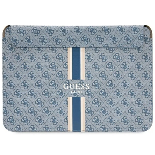Kup Guess Case Sleeve GUCS14P4RPSB 14 inch albastru/albastru 4G dungi imprimate - GUE2652 - {ean13} - Sklep Home Screen