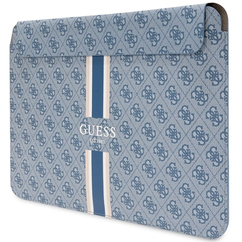 Kup Guess Case Sleeve GUCS14P4RPSB 14 inch albastru/albastru 4G dungi imprimate - GUE2652 - {ean13} - Sklep Home Screen