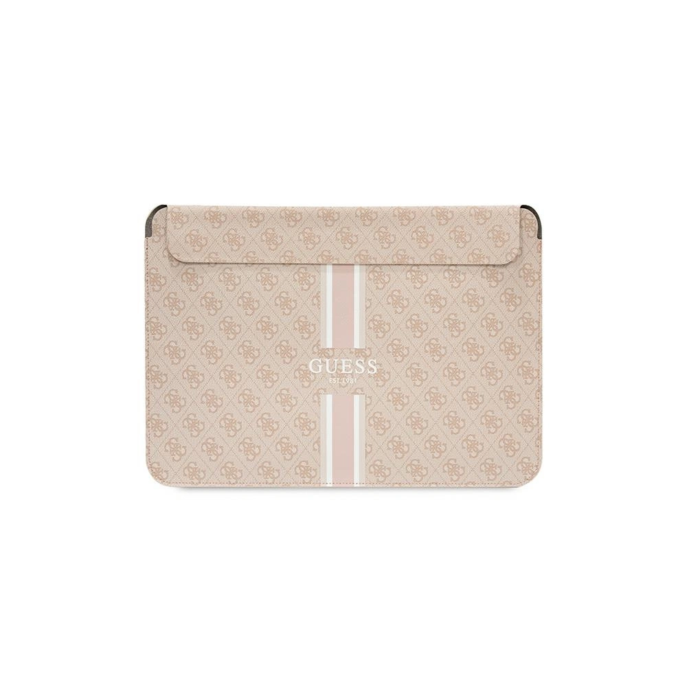Etui Guess Sleeve GUCS14P4RPSP 14 cali różowy/pink 4G Printed Stripes