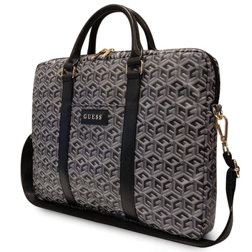 Kup Guess Geantă GUCB15HGCFSEK 16 inch negru/negru GCube Stripes - GUE2654 - {ean13} - Sklep Home Screen