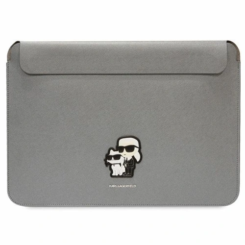 Kup Karl Lagerfeld Kofferhülle KLCS14SAKCPMG 14 Zoll silber/silber Saffiano Karl&Choupette - KLD1602 - {ean13} - Sklep Home Screen