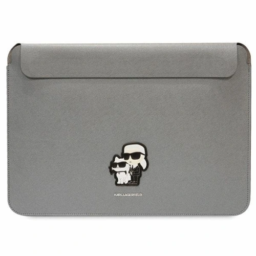 Kup Karl Lagerfeld Case Sleeve KLCS16SAKCPMG 16 Zoll silber/silber Saffiano Karl&Choupette - KLD1603 - {ean13} - Sklep Home Screen