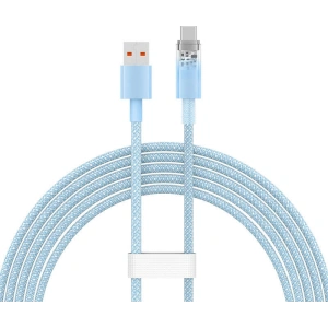 Kabel Baseus USB-A/USB-C 6A 2m (Niebieski)