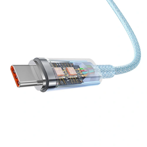 Kup Kabel Baseus USB-A/USB-C 6A 2m (Modrý) - BSU4432 - {ean13} - Sklep Home Screen