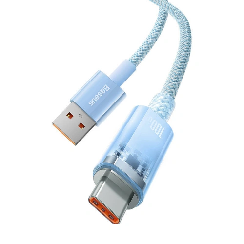Kup Kabel Baseus USB-A/USB-C 6A 2m (Modrý) - BSU4432 - {ean13} - Sklep Home Screen