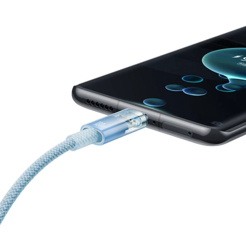 Kup Kabel Baseus USB-A/USB-C 6A 2m (Modrý) - BSU4432 - {ean13} - Sklep Home Screen