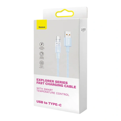 Kup Baseus Cablu USB-A/USB-C 6A 2m (albastru) - BSU4432 - {ean13} - Sklep Home Screen