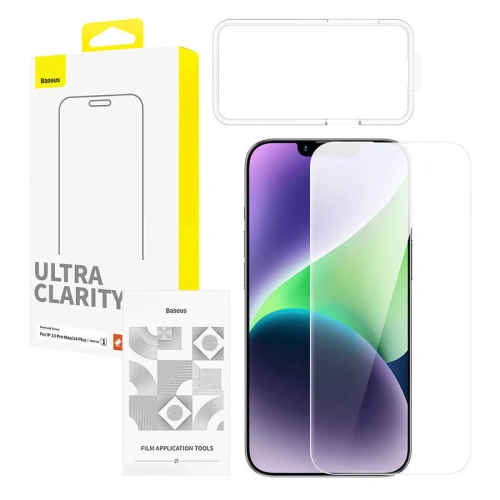 Kup Baseus Apple Gehärtetes Glas OS Diamond Series HD Ultra Clarity iPhone 14/13/13 Pro (Transparent) - BSU4436 - {ean13} - Sklep Home Screen
