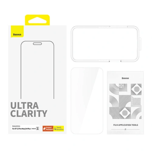Buy Baseus OS Diamond Series HD Ultra Clarity Glass Apple iPhone 14/13/13 Pro (clear) - BSU4436 - {ean13} - Home Screen Store Europe