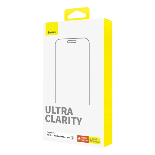 Buy Baseus OS Diamond Series HD Ultra Clarity Glass Apple iPhone 14/13/13 Pro (clear) - BSU4436 - {ean13} - Home Screen Store Europe