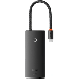 Adapter HUB Baseus 5-port USB-C/HDMI - 3x USB-A 3.0 - USb-C PD (czarny)
