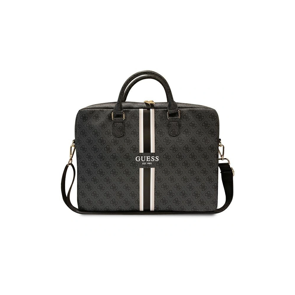 Torba Guess GUCB15P4RPSK 16 cali czarny/black 4G Printed Stripes