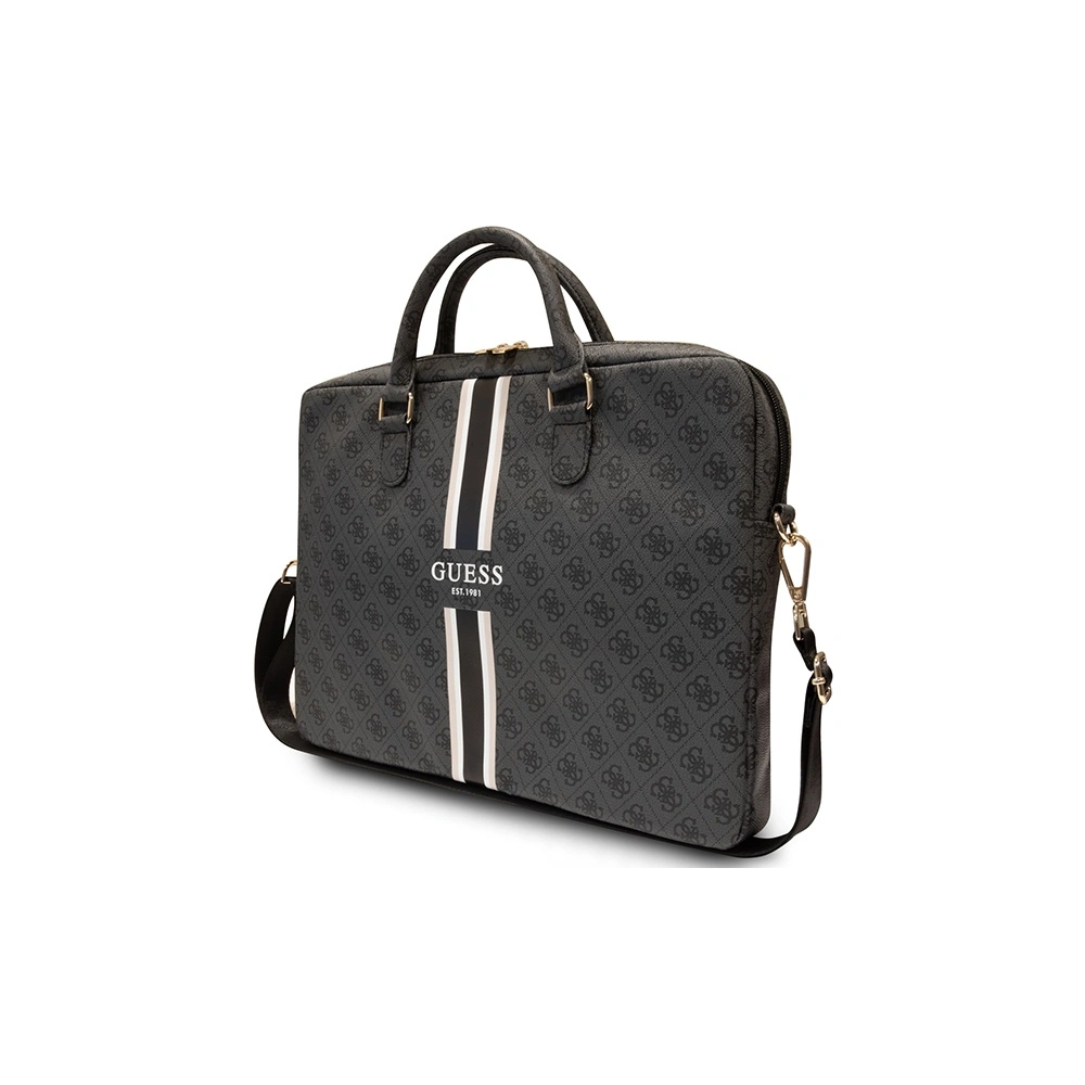 Torba Guess GUCB15P4RPSK 16 cali czarny/black 4G Printed Stripes