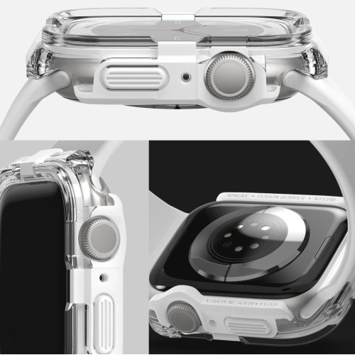 Kup Case Ringke Fusion Bumper Apple Watch 4/5/6/7/SE/8/9 44/45mm Weiß - RGK1809 - {ean13} - Sklep Home Screen