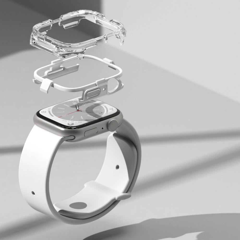 Etui Ringke Fusion Bumper Apple Watch 4/5/6/7/SE/8/9 44/45mm White