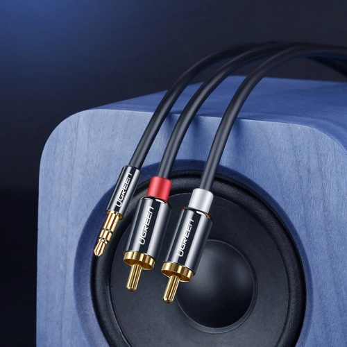 Kup Kabel audio UGREEN 3,5mm mini jack/2RCA 3m czarny - UGR1662 - {ean13} - Sklep Home Screen