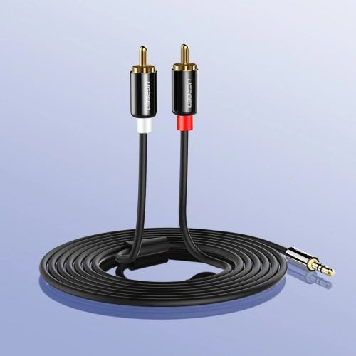 Kup UGREEN 3,5-mm-Miniklinke/2RCA-Audiokabel 3m schwarz - UGR1662 - {ean13} - Sklep Home Screen