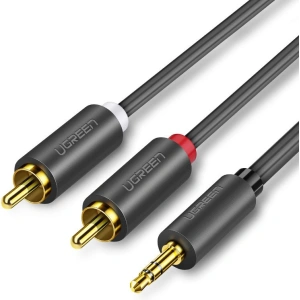 Kup Kabel audio UGREEN 3,5mm mini jack/2RCA 3m czarny - UGR1662 - {ean13} - Sklep Home Screen