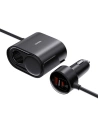 Buy Baseus High Efficiency Pro 1-for-2 Car Cigarette Lighter 30W (black) - BSU4441 - {ean13} - Home Screen Store Europe