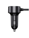Buy Baseus High Efficiency Pro 1-for-2 Car Cigarette Lighter 30W (black) - BSU4441 - {ean13} - Home Screen Store Europe