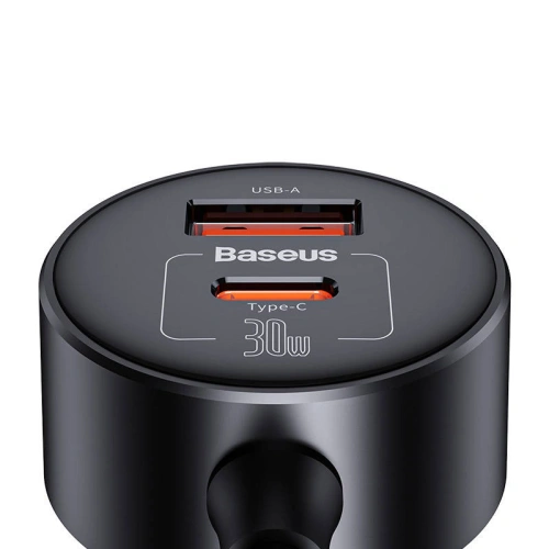 Kup Baseus Zigarettenanzünder-Steckdosenverteiler High Efficiency Pro 30W (Schwarz) - BSU4441 - {ean13} - Sklep Home Screen