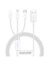 Kup Kábel Baseus Superior Data USB-A/microUSB - Lightning - USB-C 3.5A 1m (Fehér) - BSU4442 - {ean13} - Sklep Home Screen