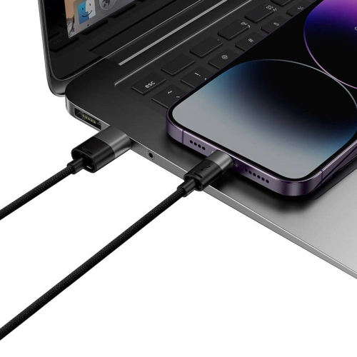 Kup Baseus 0.6m Cablu StarSpeed USB-A/microUSB - Lightning - USB-C 3.5A (negru) - BSU4444 - {ean13} - Sklep Home Screen